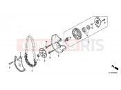HONDA SH125RC SH125i 2012 E-9 OIL PUMP