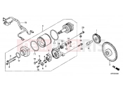 HONDA SH125RC SH125i 2012 E-10 STARTER ENGINE