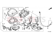 HONDA SH125RC SH125i 2012 F-2 METER