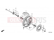 HONDA SH125RC SH125i 2012 F-13 FRONT WHEEL