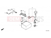 HONDA SH125RC SH125i 2012 F-17 BATTERY