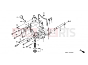 HONDA SH150 (SH1503) 2003 E-7 RIGHT CRANKSHAFT COVER