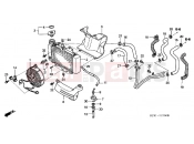 HONDA SH150 (SH1503) 2003 F-27 RADIATOR