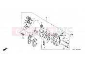 HONDA SH150 (SH1504) 2004 F-12 FRONT BRAKE CALIPER
