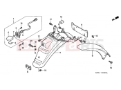 HONDA SH150 (SH1504) 2004 F-22 REAR FENDER