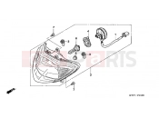 HONDA SH150i (SH1505) 2005 F-1 HEADLIGHT