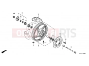 HONDA SH150i (SH1505) 2005 F-13 FRONT WHEEL