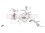 HONDA SH150i (SH1505) 2005 F-16 FUEL TANK