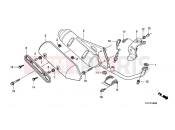 HONDA SH150i (SH1505) 2005 F-19 EXHAUST DRUM
