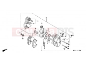 HONDA SH150i (SH1506) 2006 F-12 FRONT BRAKE CALIPER