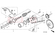 HONDA SH150i (SH1507) 2007 E-10 STARTER ENGINE