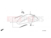 HONDA SH150i (SH1507) 2007 F-7 FRONT FENDER