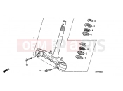 HONDA SH150A SH150i 2010 F-6 STEERING WHEEL