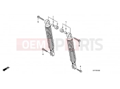 HONDA SH150A SH150i 2010 F-21 REAR SHOCK ABSORBER