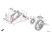 HONDA SH150B SH150i 2011 F-14 REAR WHEEL / SWING