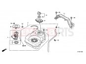 HONDA SH150B SH150i 2011 F-16 FUEL TANK