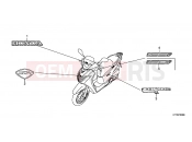 HONDA SH150B SH150i 2011 SIGN F-30