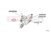 HONDA SH150C SH150i 2012 F-30 SIGN / LOGO