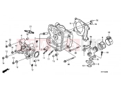 HONDA SH150i (SH150RA) 2010 E-2 CYLINDER HEAD