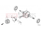 HONDA SH150i (SH150SB) 2011 E-16 CRANKSHAFT / PISTON