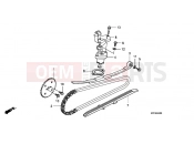 HONDA SH150D9 SH150i [Drum Brake] 2009 E-4 TIMING CHAIN ​​/ TENSIONER