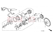 HONDA SH150D9 SH150i [Drum Brake] 2009 E-10 STARTER ENGINE