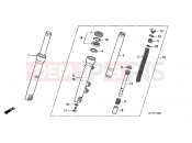 HONDA SH150D9 SH150i [Drum Brake] 2009 F-11 FRONT FORK
