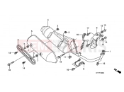 HONDA SH150D9 SH150i [Drum Brake] 2009 F-19 EXHAUST DRUM