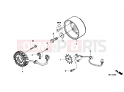 HONDA FJS600AB SILVER WING 2011 E-9 GENERATOR