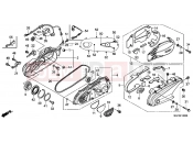 HONDA FJS600AB SILVER WING 2011 E-12 SWING ARM