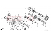 HONDA FJS600AB SILVER WING 2011 E-15 TRANSMISSION
