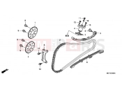 HONDA FJS600DB SILVER WING 2011 E-4 TIMING CHAIN ​​/ TENSIONER