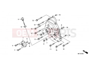 HONDA FJS600DB SILVER WING 2011 E-7 RIGHT CRANKSHAFT COVER