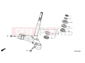 HONDA FJS600DB SILVER WING 2011 F-7 STEERING WHEEL