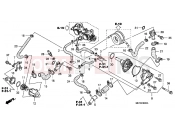 HONDA FJS400D9 SILVER WING 400 2009 E-6 WATER PUMP