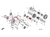HONDA FJS400D9 SILVER WING 400 2009 E-15 TRANSMISSION