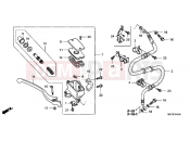 HONDA FJS400D9 SILVER WING 400 2009 F-4 FRONT BRAKE MASTERCYLINDER