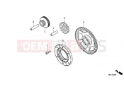 HONDA FJS600A9 SILVER WING 600 ABS 2009 E-8 CLUTCH COUPLING START