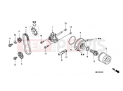 HONDA FJS400A9 SW-T400 ABS 2009 E-10 OLAJSZIVATTYÚ