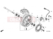 HONDA FJS400A9 SW-T400 ABS 2009 F-16 FRONT WHEEL