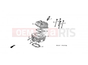 HONDA SH100Y Scoopy 2000 E-2 CYLINDER / CYLINDER HEAD