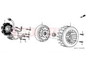 HONDA SH100Y Scoopy 2000 E-3 GENERATOR
