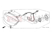 HONDA SH100Y Scoopy 2000 F-1 HEADLIGHT
