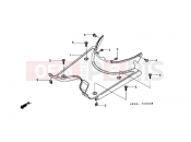 HONDA SH100Y Scoopy 2000 F-8 FLOOR PANEL
