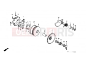 HONDA SA50L Vision 1990 E-6 DRIVE FRONT / DRIVE SHAFT