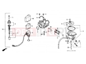 HONDA SA50L Vision 1990 E-11 CARBURETOR