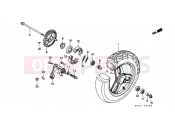 HONDA SA50L Vision 1990 F-7 FRONT WHEEL