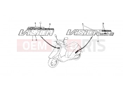 HONDA SA50L Vision 1990 SIGN F-22