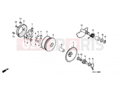 HONDA SA50R Vision 1994 E-6 DRIVE FRONT / DRIVE SHAFT