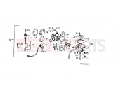 HONDA SA50R Vision 1994 E-11 CARBURETOR